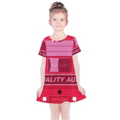 Red Cassette Kids  Simple Cotton Dress by vintage2030