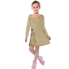 Old 1064512 1920 Kids  Long Sleeve Velvet Dress by vintage2030