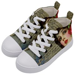 Vintage 1047247 1280 Kid s Mid-top Canvas Sneakers by vintage2030