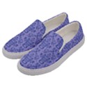 Victorian Blue Ornamental Men s Canvas Slip Ons View2