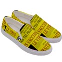 Ronald Story Vaccine Mrtacpans Men s Canvas Slip Ons View3