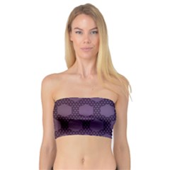 Hexagon Grid Geometric Hexagonal Bandeau Top by Simbadda