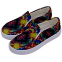 Kaleidoscope Art Pattern Ornament Kids  Canvas Slip Ons View2