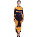 Ceramic Tree Smudge Turtleneck Maxi Dress View1