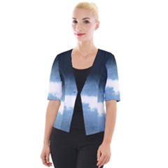 Ombre Cropped Button Cardigan by Valentinaart