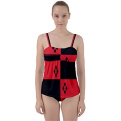 Harley Twist Front Tankini Set by raeraeshescrafty