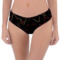 Lines Abstract Print Reversible Classic Bikini Bottoms by dflcprints