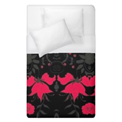 Pink Floral Pattern By Flipstylez Designs Duvet Cover (single Size) by flipstylezfashionsLLC