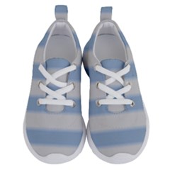 Bold Stripes Soft Blue Running Shoes by BrightVibesDesign