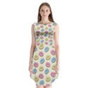 Donuts pattern Sleeveless Chiffon Dress   View1