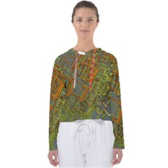 Art 3d Windows Modeling Dimension Women s Slouchy Sweat by Simbadda