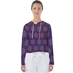 Hexagon Grid Geometric Hexagonal Women s Slouchy Sweat by Celenk