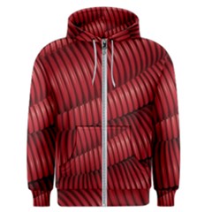 Tube Plastic Red Rip Men s Zipper Hoodie by Celenk