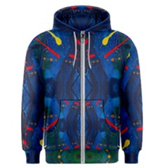 Kaleidoscope Art Pattern Ornament Men s Zipper Hoodie by Celenk