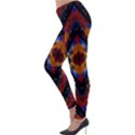 Kaleidoscope Art Pattern Ornament Lightweight Velour Leggings View3