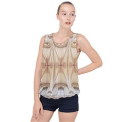 Wells Cathedral Wells Cathedral Bubble Hem Chiffon Tank Top by Celenk