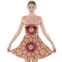 Abstract Art Abstract Background Pattern Strapless Bra Top Dress View1