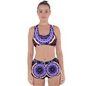 Mandala Art Design Pattern Racerback Boyleg Bikini Set View1