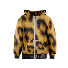 Animal Print 3 Kids  Zipper Hoodie by NSGLOBALDESIGNS2