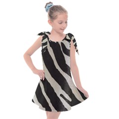 Zebra Print Kids  Tie Up Tunic Dress by NSGLOBALDESIGNS2