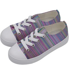 Broken Tv Screen Kids  Low Top Canvas Sneakers by dressshop