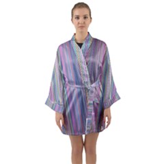 Broken Tv Screen Long Sleeve Kimono Robe by dressshop