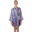 Rainbow Stripe Version 2 Long Sleeve Kimono Robe View1