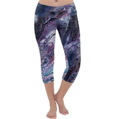 Planetary Capri Yoga Leggings by ArtByAng