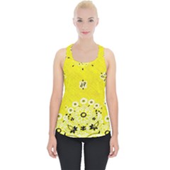 Grunge Yellow Bandana Piece Up Tank Top by dressshop