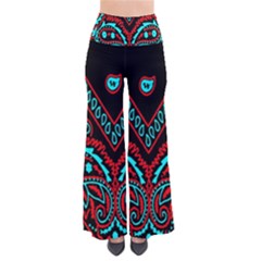 Blue And Red Bandana So Vintage Palazzo Pants by dressshop