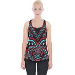 Blue And Red Bandana Piece Up Tank Top by dressshop