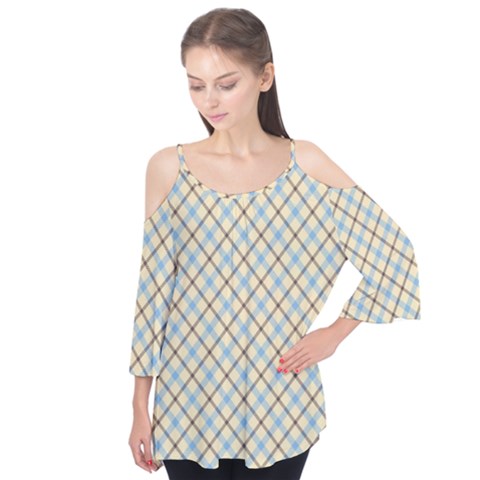 Plaid 2 Flutter Tees by dressshop