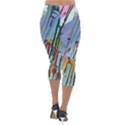 Chaos in Colour  Lightweight Velour Capri Leggings  View2