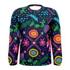 Colorful Pattern Men s Long Sleeve Tee by Hansue