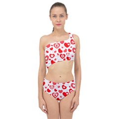 Hearts Spliced Up Two Piece Swimsuit by Hansue