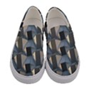 3d Pattern Texture Form Background Women s Canvas Slip Ons View1