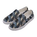 3d Pattern Texture Form Background Women s Canvas Slip Ons View2