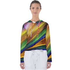 Graffiti Painting Pattern Abstract Women s Slouchy Sweat by Nexatart