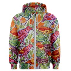 Art Flower Pattern Background Men s Zipper Hoodie by Nexatart