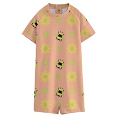 Bee A Bug Nature Kids  Boyleg Half Suit Swimwear by Nexatart