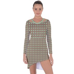 Barrel Of Monkey’s Houndstooth Pattern Dresses Asymmetric Cut-out Shift Dress by emilyzragz