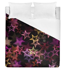 Stars Background Pattern Seamless Duvet Cover (queen Size) by Sapixe