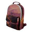 Volcanoes Magma Lava Mountains Flap Pocket Backpack (Large) View1