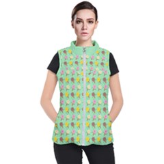 Roses Are Neapolitan Ice Cream Women s Puffer Vest by emilyzragz