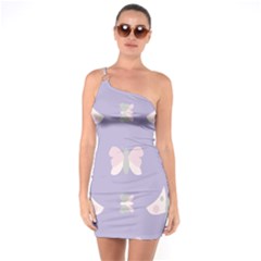 Butterfly Butterflies Merry Girls One Soulder Bodycon Dress by Sapixe