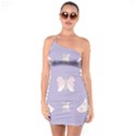 Butterfly Butterflies Merry Girls One Soulder Bodycon Dress View1