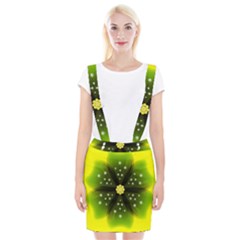 Christmas Flower Nature Plant Braces Suspender Skirt by Sapixe