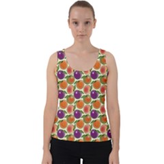 Fruit Tree Salad Pattern Velvet Tank Top by emilyzragz