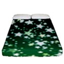 Christmas Star Advent Background Fitted Sheet (King Size) View1