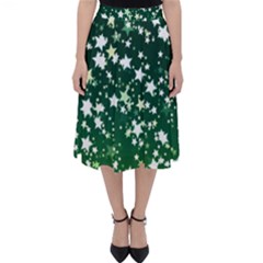 Christmas Star Advent Background Classic Midi Skirt by Sapixe